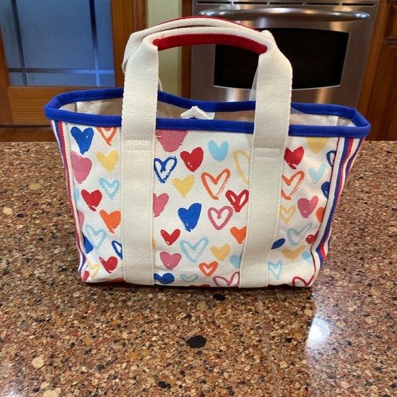 NWOT BRIGHTON SMALL CANVAS LOVE TOTE - Picture 2 of 5
